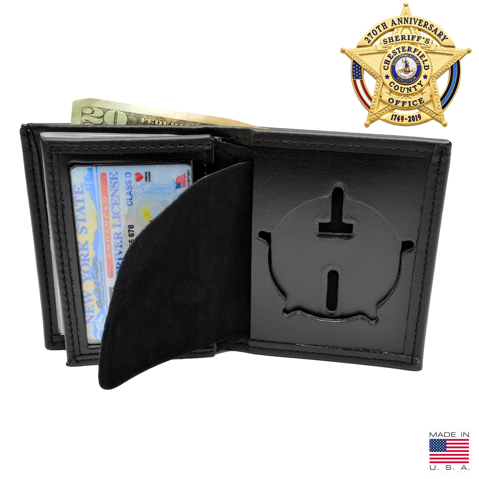 【Idang club】25ss star wallet Circle Star Badge Wallet | S527 Smith Warren Badge Wallet