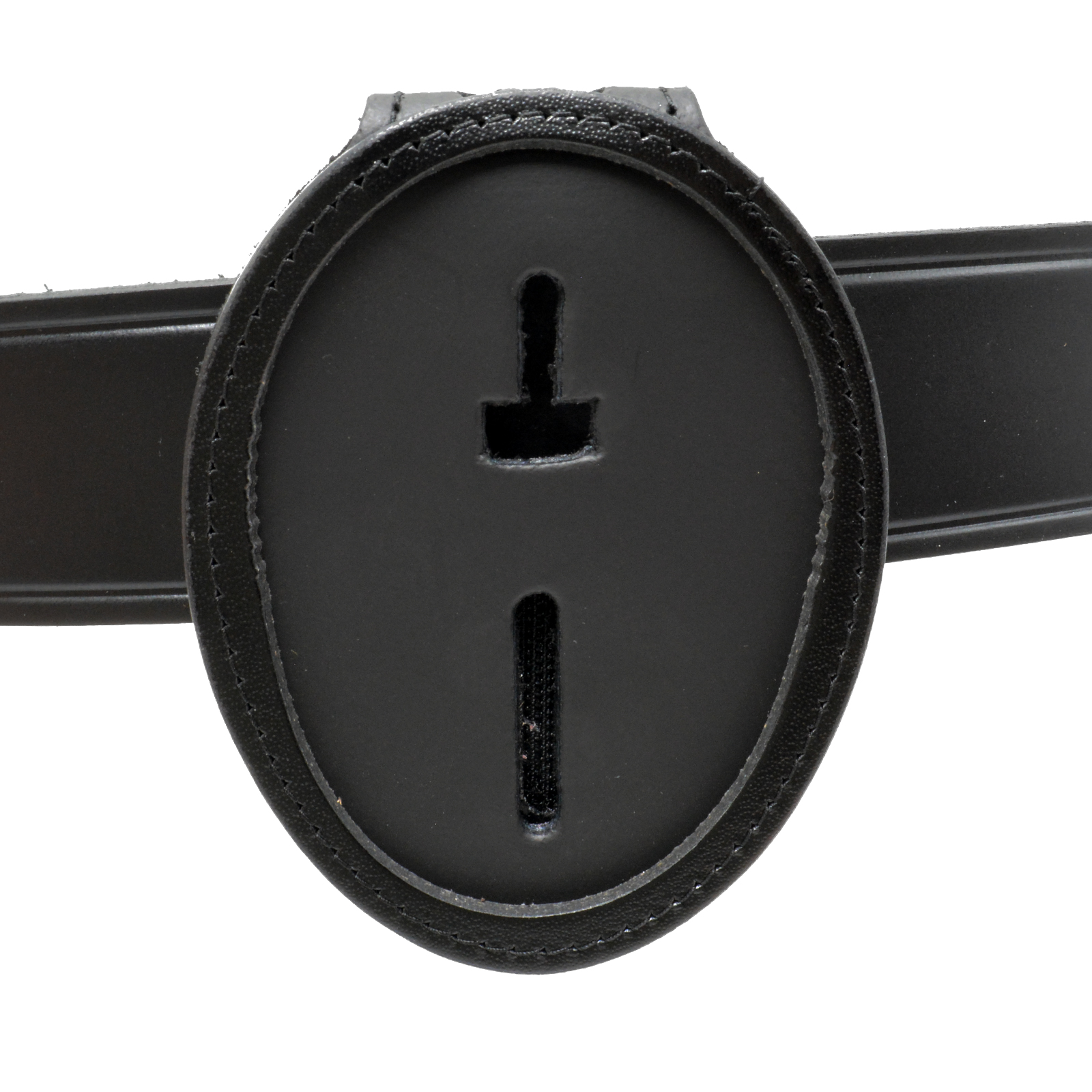 LAPD Officer Belt Clip Badge Holder | Oval Cut Out Police Badge