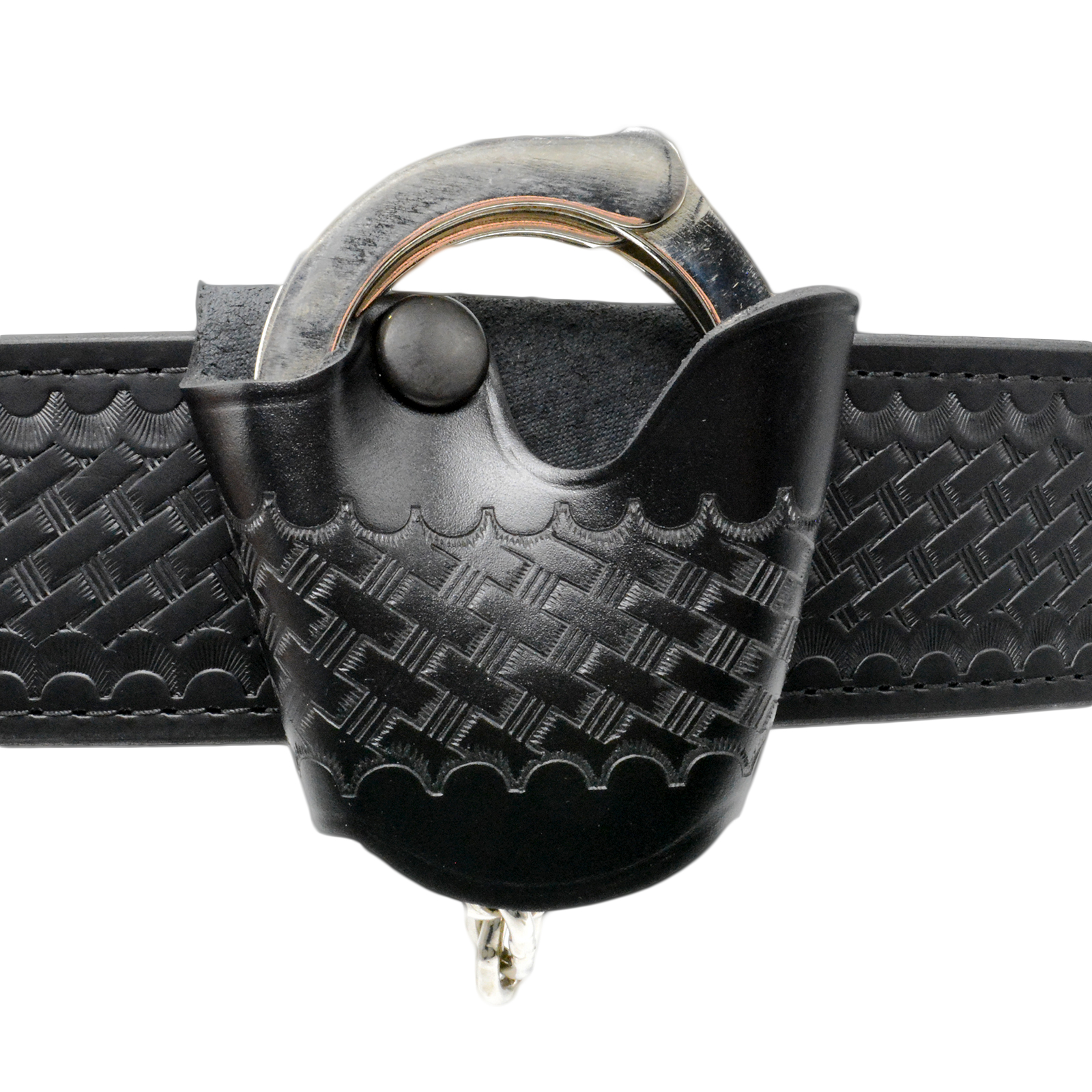 DUTY BELT  Full Grain Heavy Duty Basketweave Law Enforcement Belt –  Hellhound Leather Co