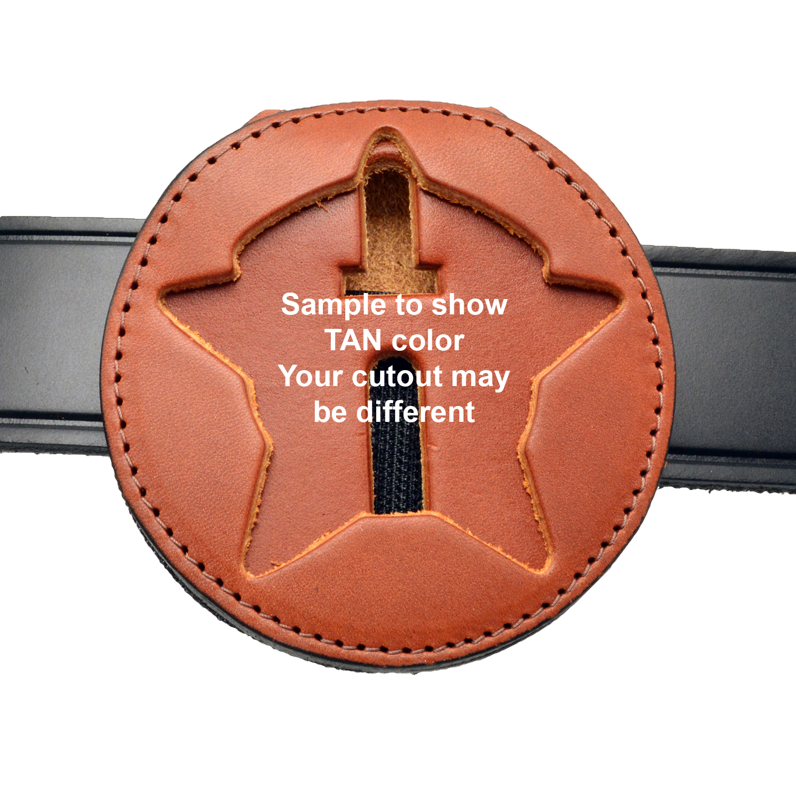 CWP Badge with Belt Clip Holder | Concealed Weapons Permit Badge