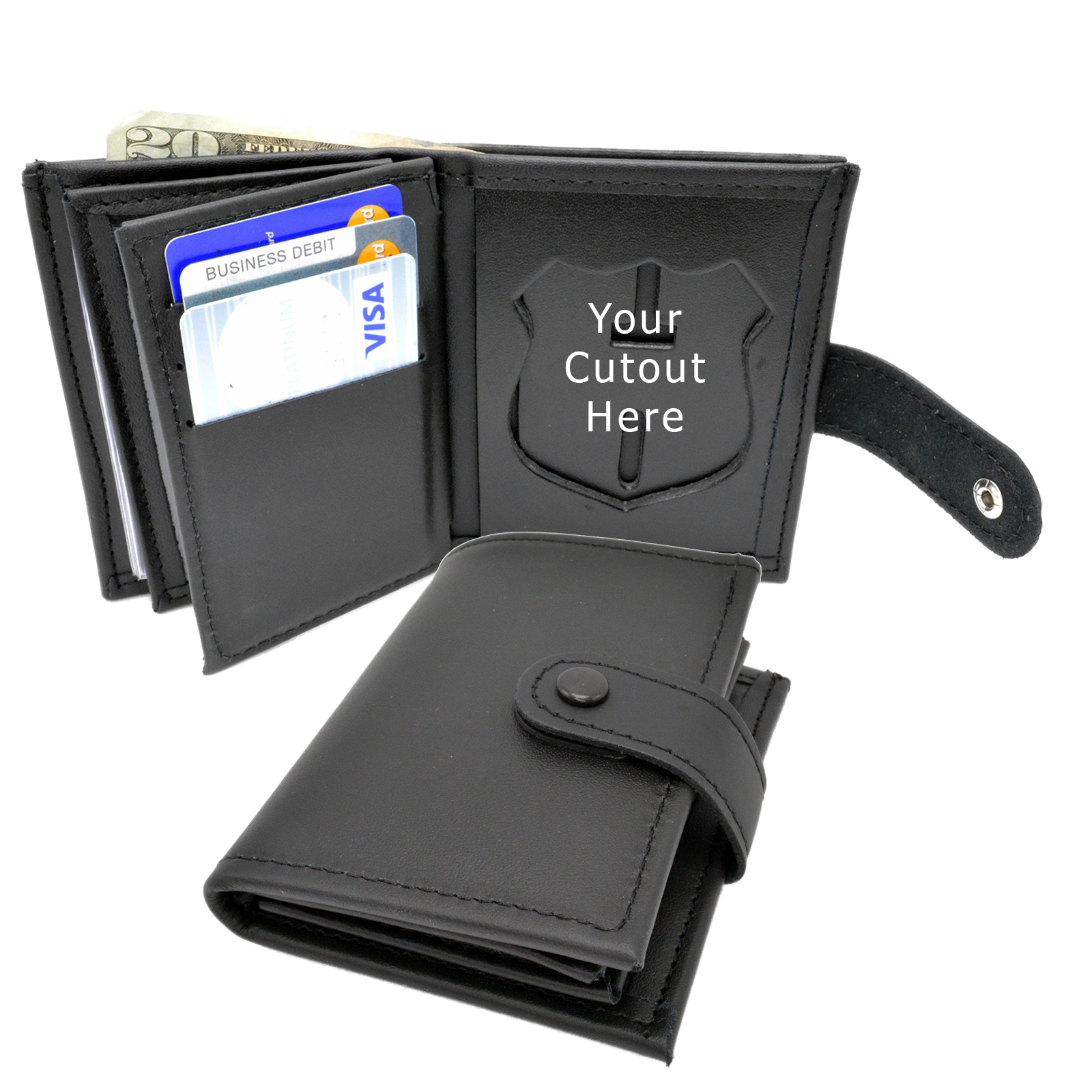 [PAKUA] / ☆ DOUBLE RIBBON CARD WALLET / BLACK Brooklyn Wallet 2.0 | Premium Snap-Button Security Compact
