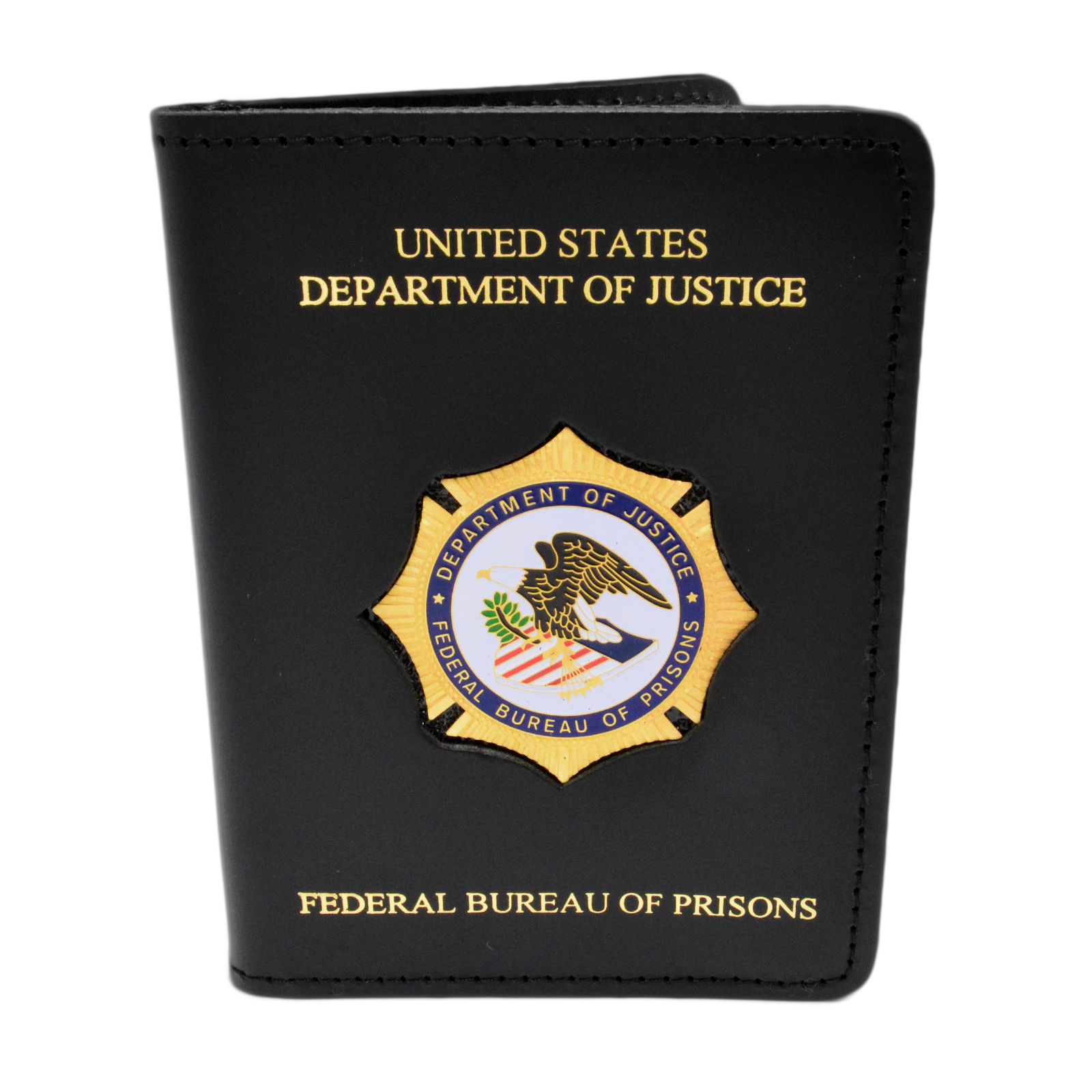 Federal Bureau of Prisons Double ID Leather Case | BOP Double ID Case