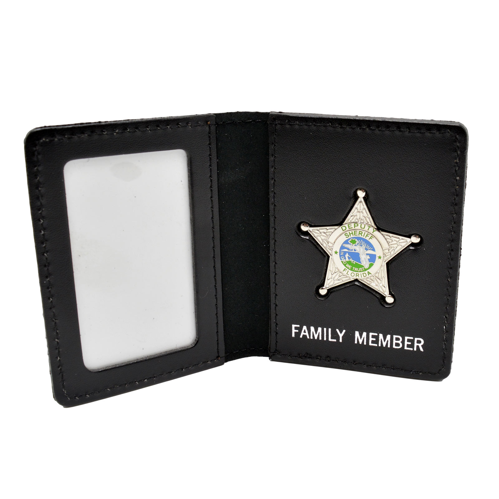 Florida Sheriff Star Badge Family Member ID Wallet