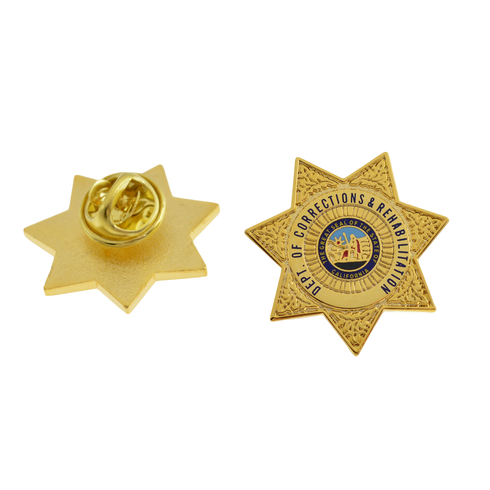 CDCR California Corrections Mini Badge Pin