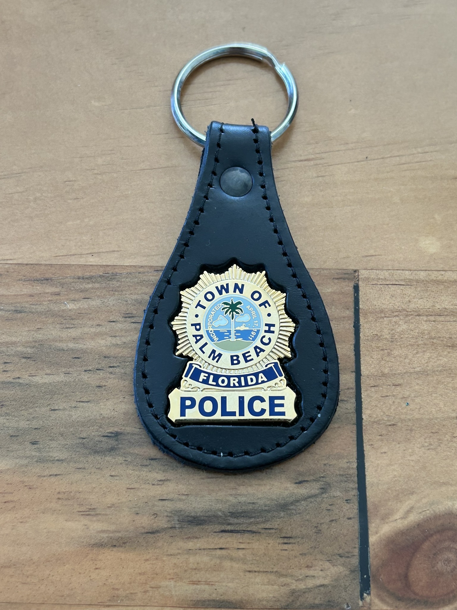 Palm Beach Police Key Ring