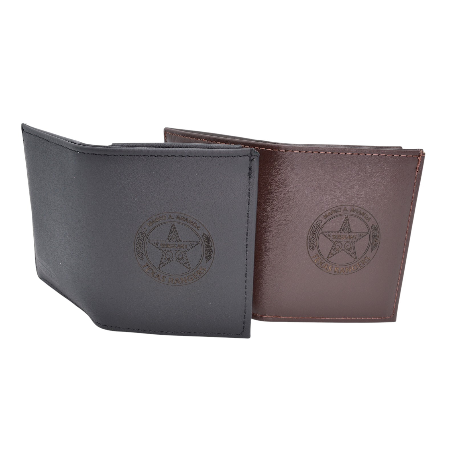 Texas Ranger Laser engraved badge wallet