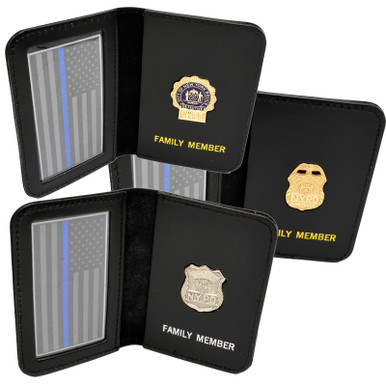 NYPD Courtesy Badge Wallet | NYPD Family Mini Badge Wallet