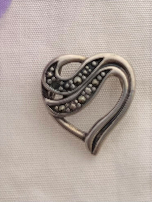 Small Sterling Heart Pendant