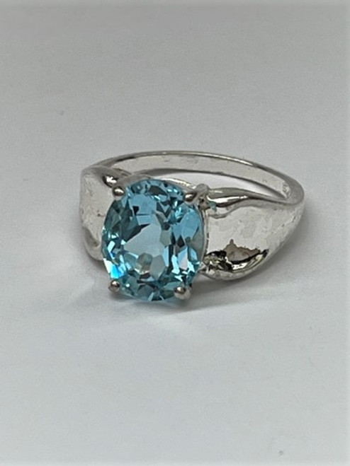 Sterling Blue Topaz Ring