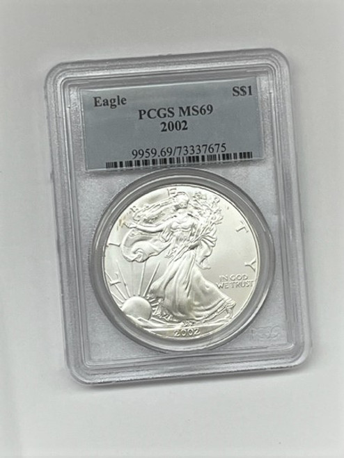 2002 American Silver Eagle PCGS
