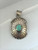 Victor Hicks Sterling Turquoise Earring Pendant Set