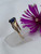 10K Gold CZ Blue Saphire Ring