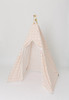 This floral play tent is made from 100% premium pima cotton (OEKO-TEX certified).