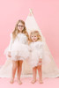 This all cream play tent is made from 100% premium pima cotton (OEKO-TEX certified and tulle.