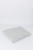 All gray 100% pima cotton play mattress.