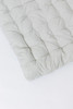 All gray 100% pima cotton play mattress.