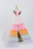 The Rainbow Tulle Play Tent is a cream pima cotton fabric with 5 layers of tulle.