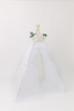 This all white play tent is made from 100% premium pima cotton (OEKO-TEX certified and white tulle.