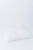 white long faux fur fabric play mattress floor cushion handmade handtufted