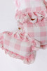 Handmade Ruffled Matching Fabric Pillow Set