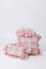 Handmade Ruffled Matching Fabric Pillow Set