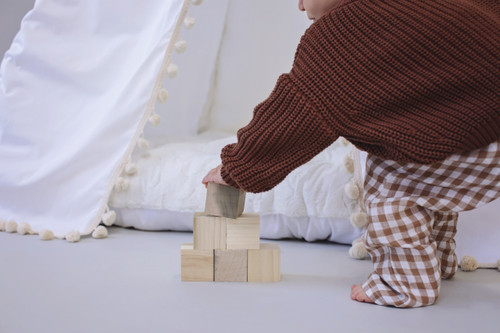 Wooden block playset