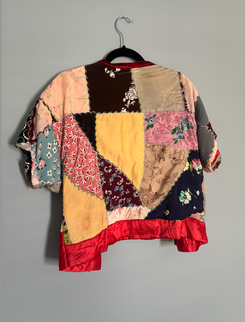 The Patchwork Cropped Kimono