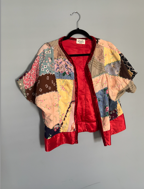 The Patchwork Cropped Kimono