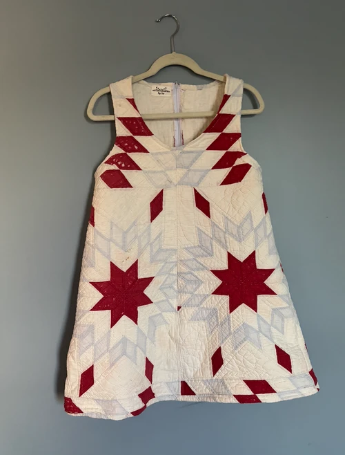 The Red Star Quilt Dress