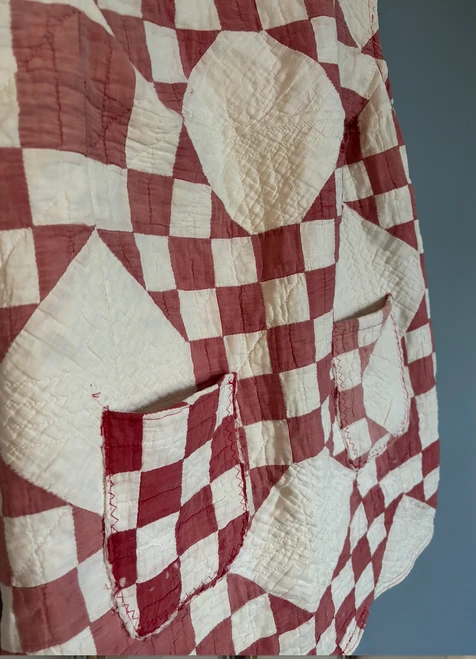 The Red Checkered Quilt Dress