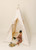 This all natural play tent is made from 7 oz. solid cotton duck fabric.