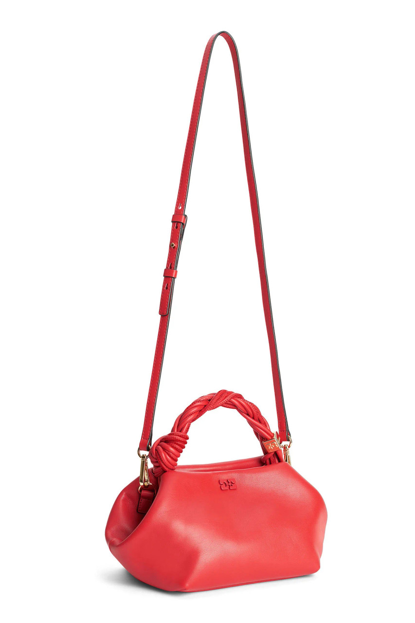 【関税込み】Bou Heart Keyring - Ganni - Leather - Red Bou Bag Small Fiery Red GANNI - Monkee's of Georgetown