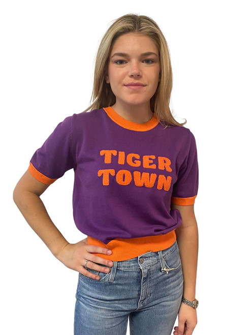 Tiger Town Short Sleeve Sweater Ellsworth & Ivey