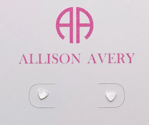 Tiny Heart Studs Allison Avery 