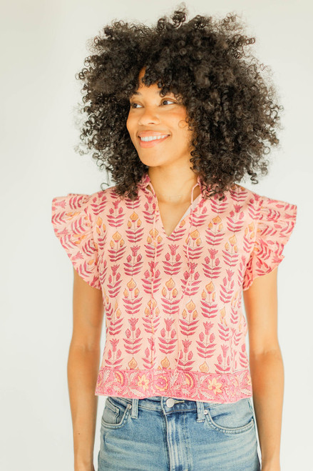 Sadie Blouse Wild Orchid Victoria Dunn