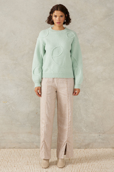 Motion Knit Jumper Mint Mon Ren