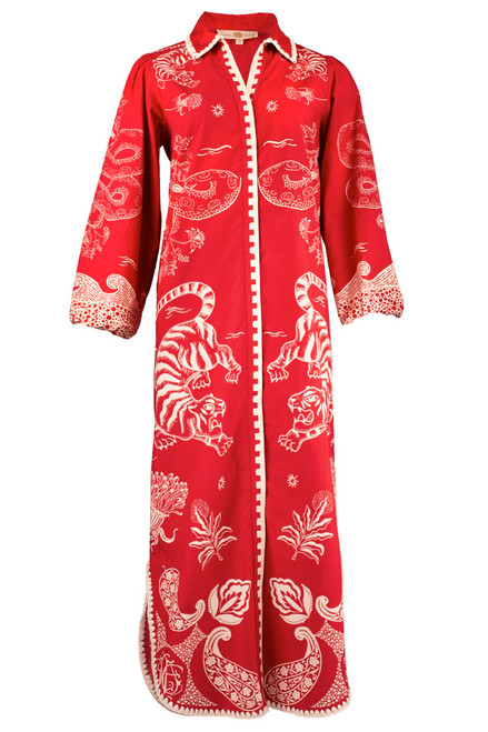 Kathryn Caftan Scarlet Tiger Anna Cate