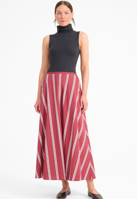 Axel Skirt Mane Stripe - STAUD Axel Skirt Mane Stripe - STAUD