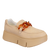 Princeton in Beige Platform Sneakers