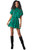 Saffie Dress Emerald Abstract Misa 