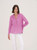 Cassian Popover Blouse Bright Pink Harshman
