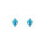 Turquoise Jewel Stud Earrings