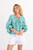 Blouse Turquoise Meera ZR146CE Molly Bracken 