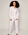Women's Twill Pajama Set Somerset Wreath Petite Plume