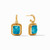 Cheval Hoop & Charm Earring-Iridescent London Blue Julie Vos