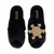 Black Open Toe Slipper Laines London 