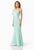 Blake One Shoulder Maxi Dress Beach Glass - Elliatt