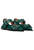Feminine Buckle Ballerina in  Croco Pineneedle - GANNI