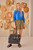 Quilted Tote Bag Bon Voyage - Hunter Bell