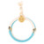 Yin & Yang All Weather Bangles Turquoise/Ivory